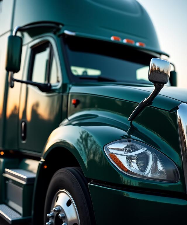 High-end tractor unit detailing