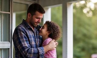 Driver reuniting with family